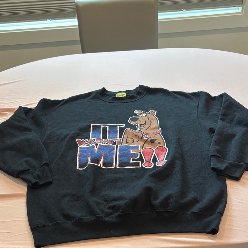Scooby-Doo Graphic Crewneck Sweatshirt - Black